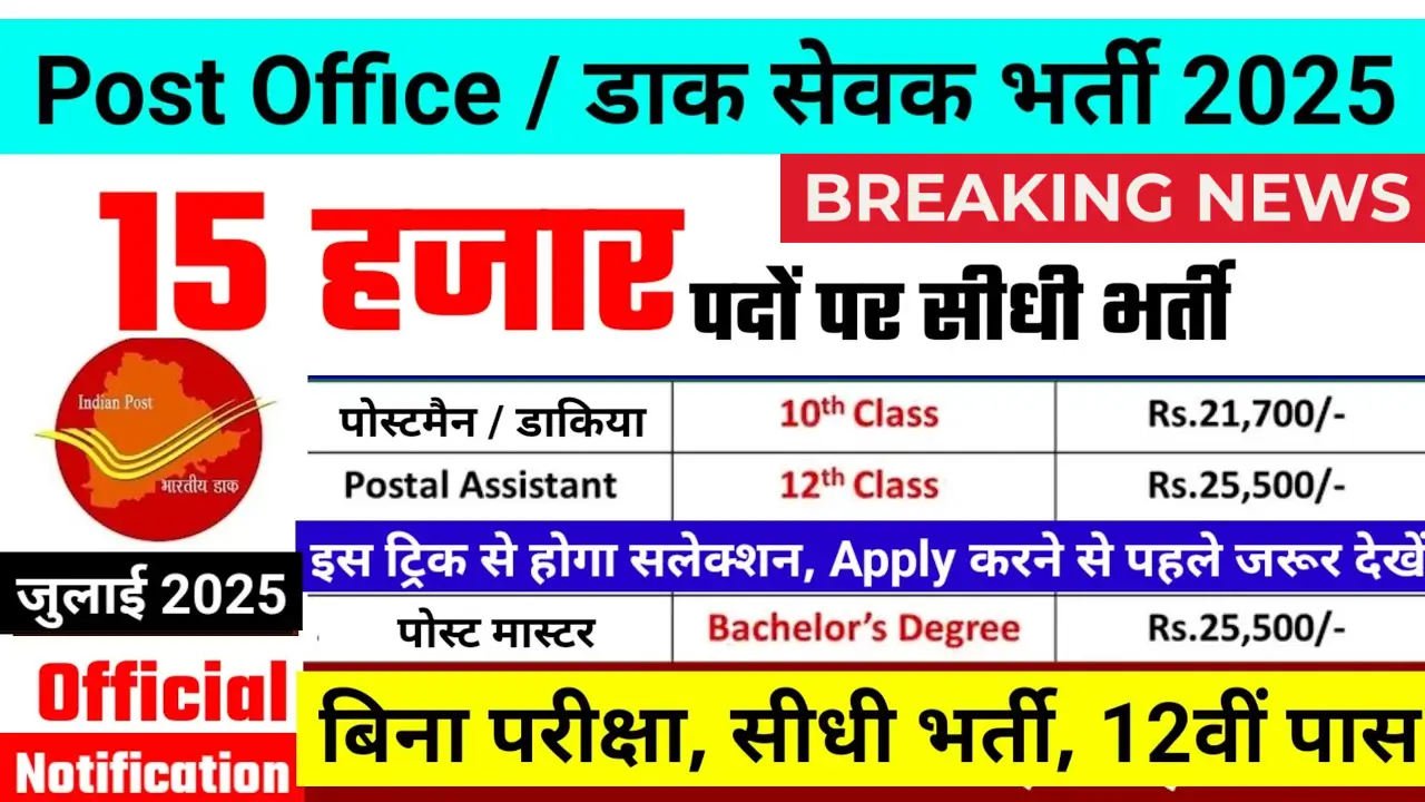 Post Office Bharti 2025