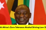 South Africa's Zero-Tolerance Alcohol Driving Law 2025